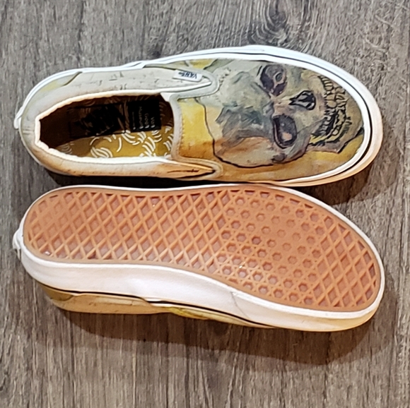 ~SOLD~VANS Limited Edition Van Gogh Skull Slip-on - Picture 2 of 4
